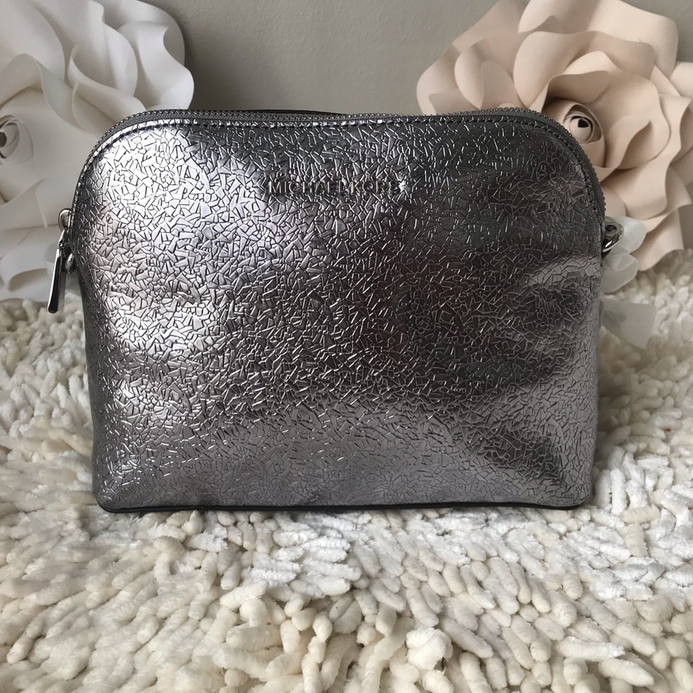 Michael Kors Metallic Large Leather Crossbody